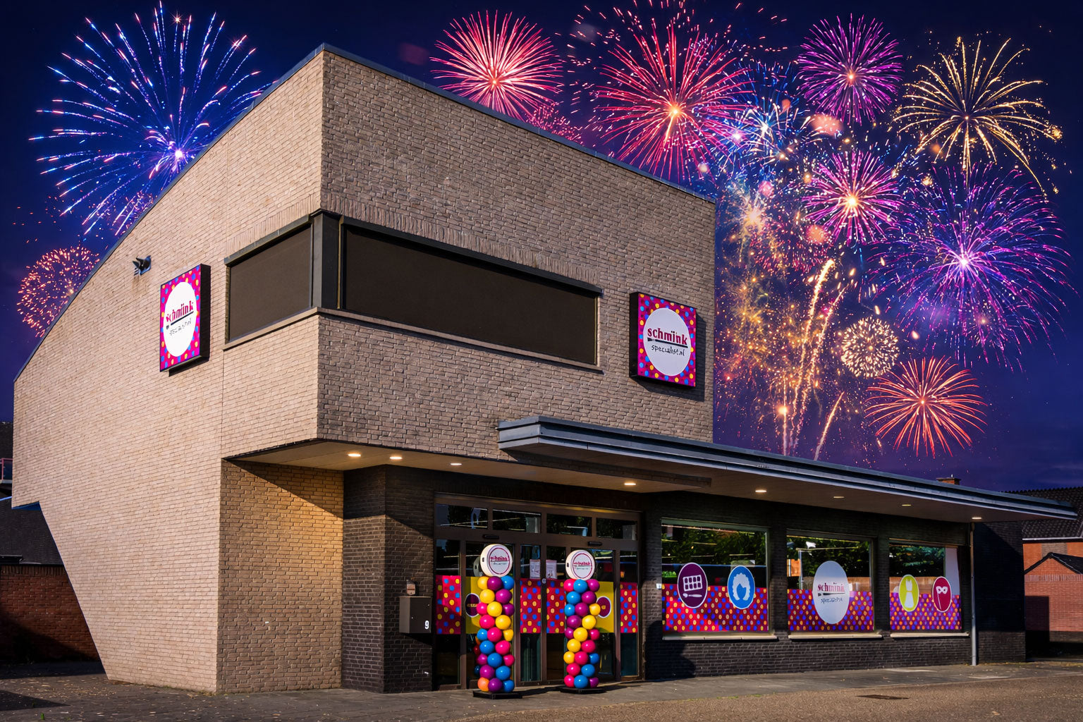 Wij wensen al onze klanten een kleurrijk 2026