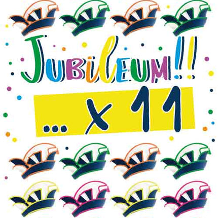 Artige Wenskaart Carnaval Jubileum