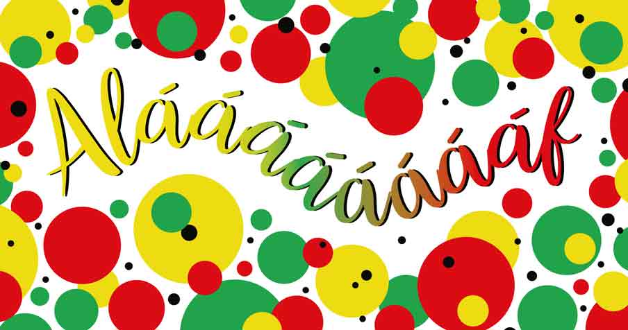 Artige Wenskaart Carnaval Panorama Alaaf