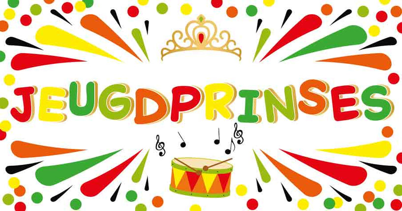 Artige Wenskaart Carnaval Panorama Jeugdprinses