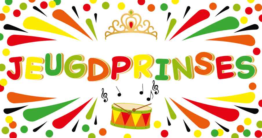 Artige Wenskaart Carnaval Panorama Jeugdprinses