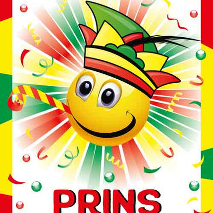 Artige Wenskaart Carnaval Prins Gefeliciteerd