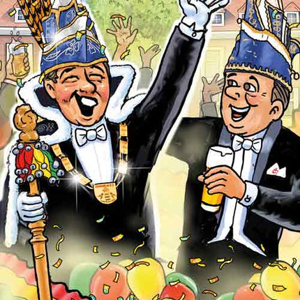 Artige Wenskaart Carnaval Prins