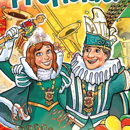 Artige Wenskaart Carnaval Proficiat