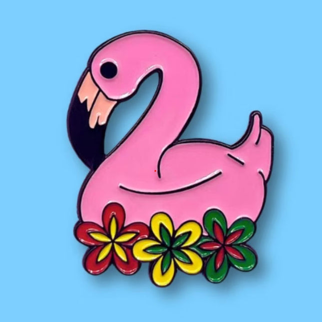Asjemenou Flamingo Pin Carnaval Limburg