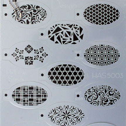 Bad Ass Stencils Schminksjablonenset Bad Ass HAS5003