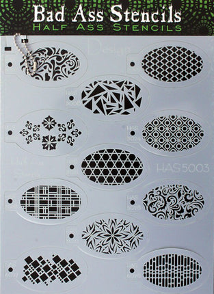Bad Ass Stencils Schminksjablonenset Bad Ass HAS5003