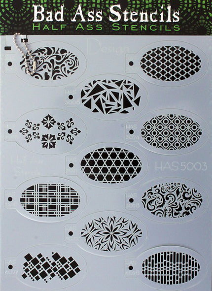 Bad Ass Stencils Schminksjablonenset Bad Ass HAS5003