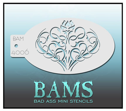 Bad Ass Stencils Schminksjabloon Bad Ass BAM 4006