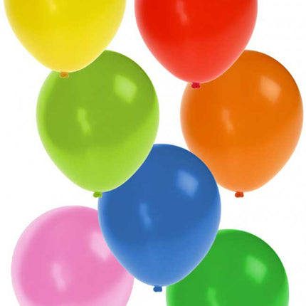 Balloonia Latex ballon assorti kleuren 25 cm 50 stuks