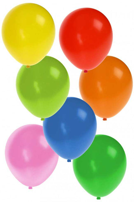 Balloonia Latex ballon assorti kleuren 25 cm 50 stuks