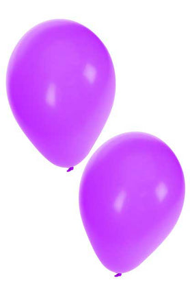 Balloonia Latex ballon paars 25 cm 50 stuks