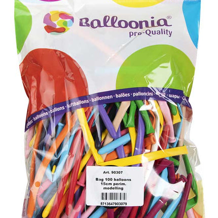 Balloonia Modelleerballon 15 cm 100 stuks