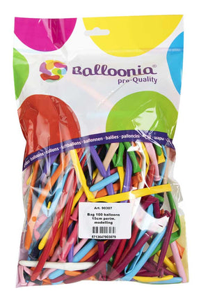 Balloonia Modelleerballon 15 cm 100 stuks