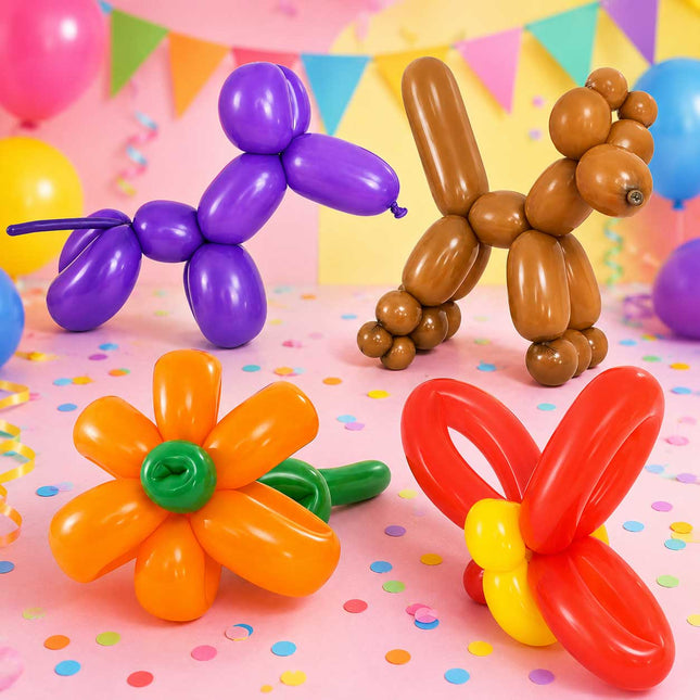 Balloonia Modelleerballonnen Assorti 50 Stuks