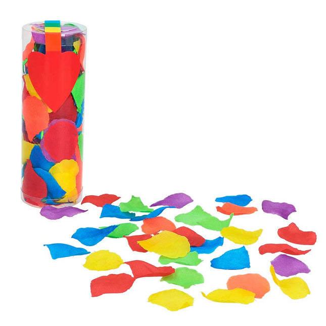 Boland 288 Rozenblaadjes regenboog