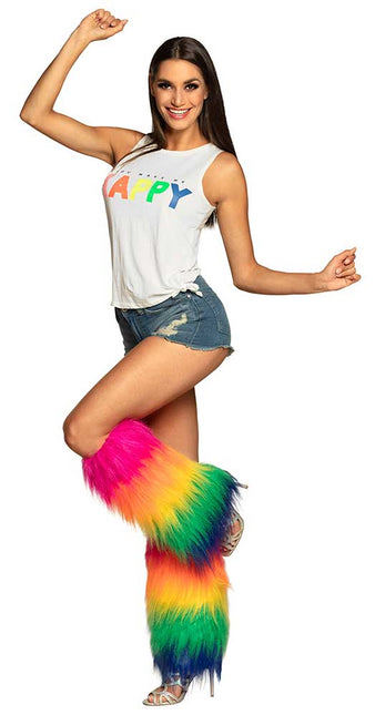 Boland Beenwarmers Regenboog Rave