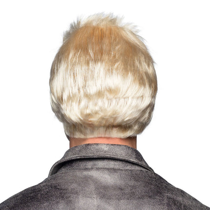 Boland Blonde Herenpruik met Kuif