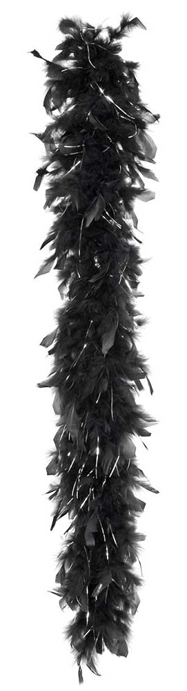 Boland Boa 50 gram Glamour Zwart - Zilver