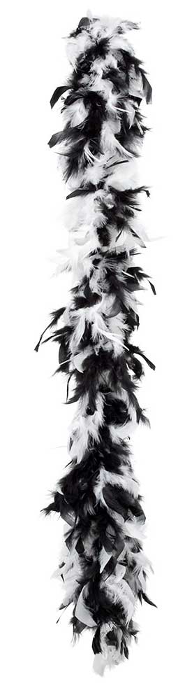 Boland Boa 50 gram Party Wit en Zwart