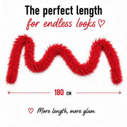 Boland Boa Flair Rood 60 gram – 180 cm