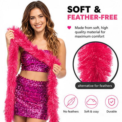 Boland Boa Flair Roze 60 gram – 180 cm