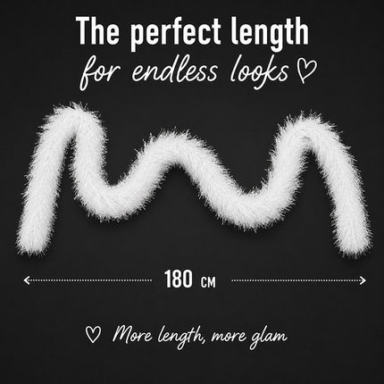 Boland Boa Flair Wit 60 gram – 180 cm