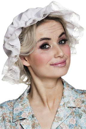 Boland Boerinnenmuts Wit