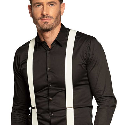 Boland Bretels Basic Wit