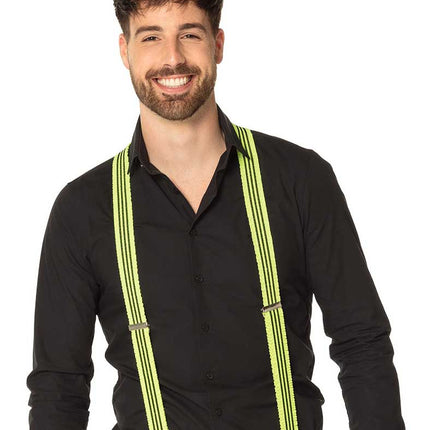 Boland Bretels Ruches Neon Geel