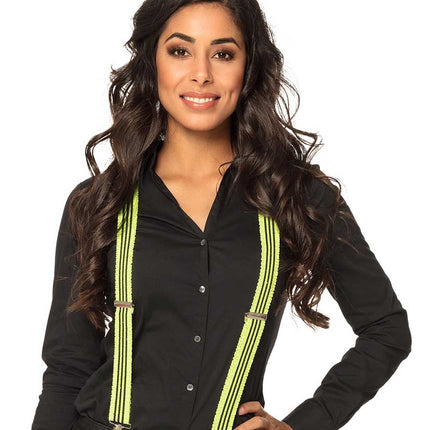 Boland Bretels Ruches Neon Geel