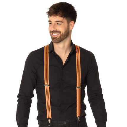 Boland Bretels Ruches Neon Oranje