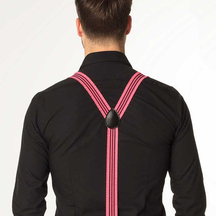 Boland Bretels Ruches Neon Roze