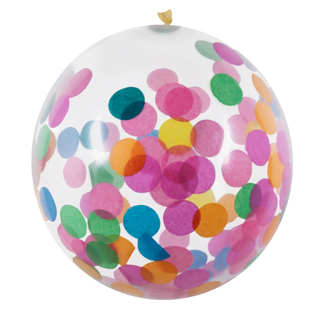 Boland Confettiballonnen veelkleurig 5 stuks