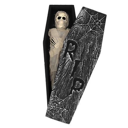 Boland Decoratieset Mummy – Mummie in Doodskist met Halloween Accessoires