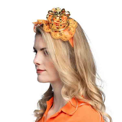 Boland Diadeem Oranje Koningin