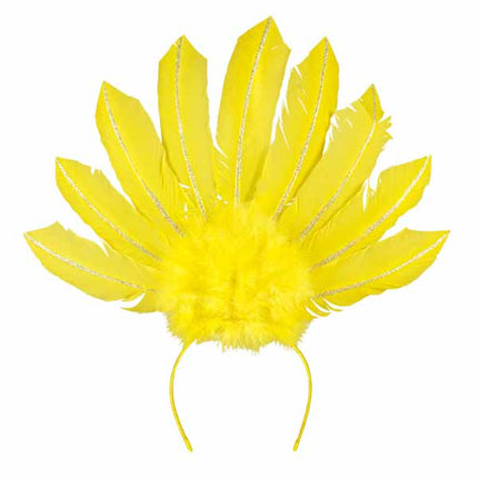 Boland Diadeem Samba Neon Geel