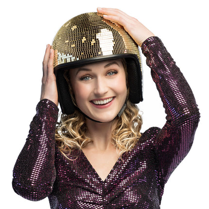 Boland Disco helm goud