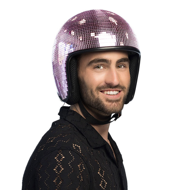 Boland Disco helm roze