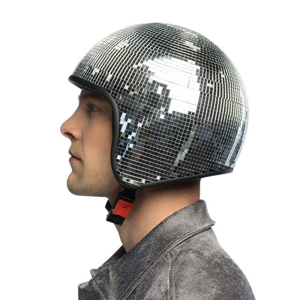 Boland Disco helm zilver