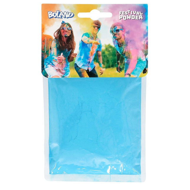 Boland Festival Holi Kleurpoeder Blauw 70 gram