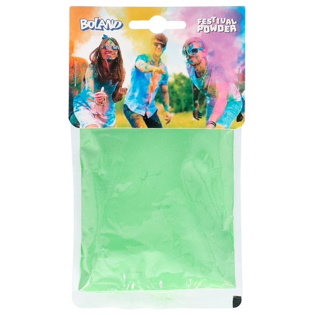 Boland Festival Holi Kleurpoeder Groen 70 gram