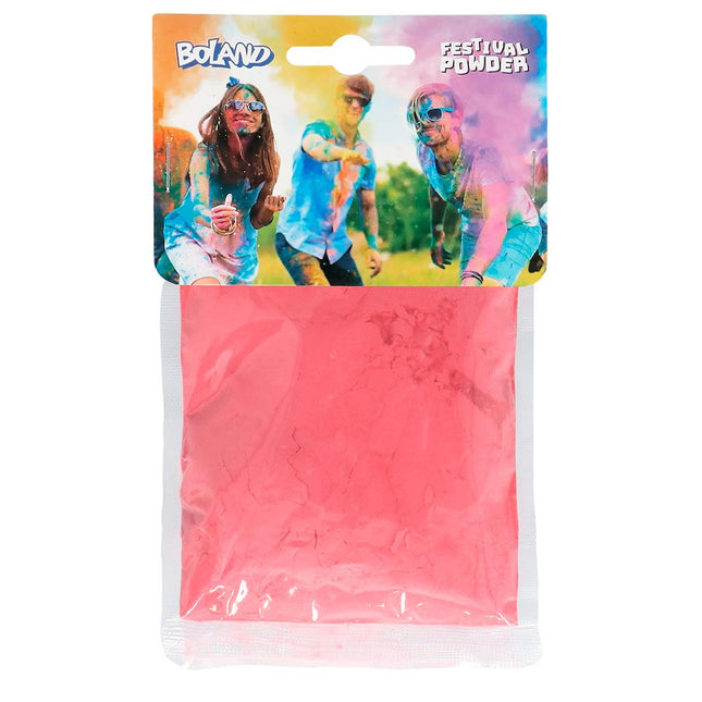 Boland Festival Holi Kleurpoeder Roze 70 gram