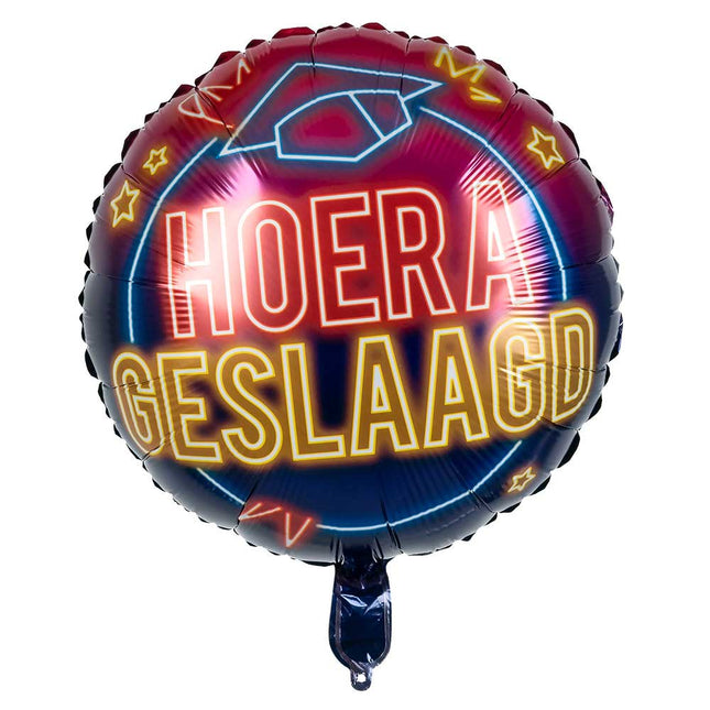 Boland Folieballon Hoera Geslaagd