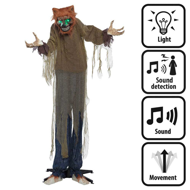 Boland Griezelige wolf decoratie (160 cm)