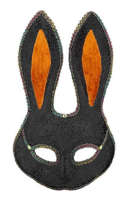 Boland Halfmasker Mystery Bunny Zwart