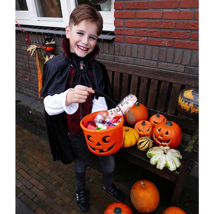 Boland Halloween Snoepemmer Pompoen Oranje 14 x 18 cm