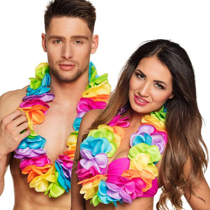 Boland Hawaïkrans Rainbow de luxe XL