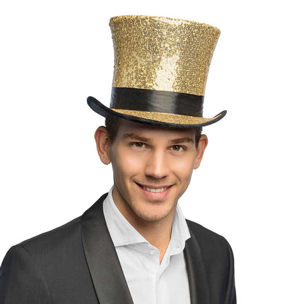 Boland Hoed Showman Goud met Pailletten