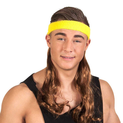 Boland Hoofdband Geel met Haar